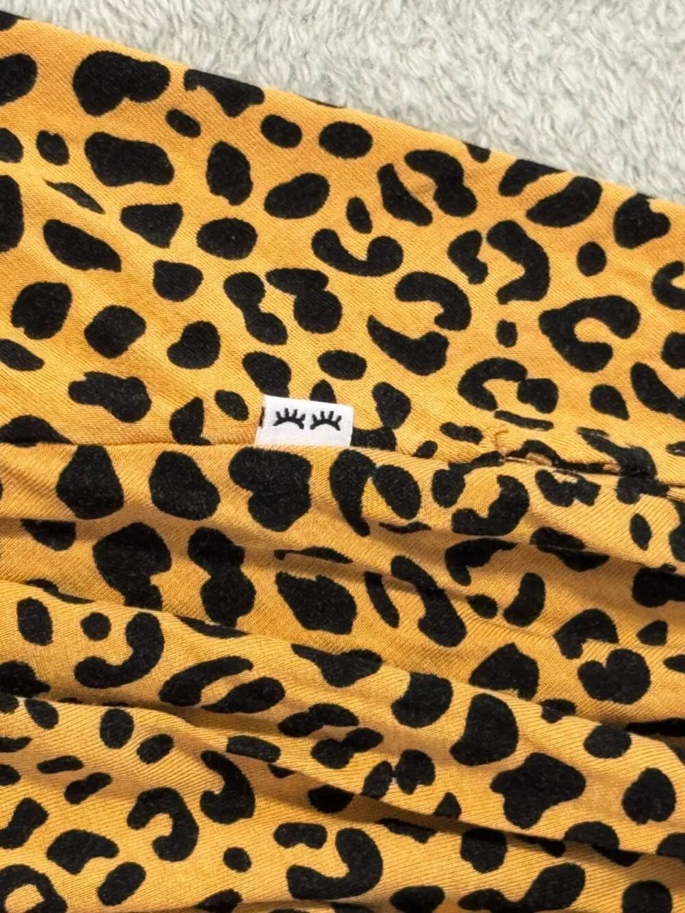 Little Sleepies Leopard Dress DISCONTINUED 12-18 Months